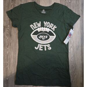 New York Jets NFL Team Apparel Football Graphic T Shirt Size XL NEW‎